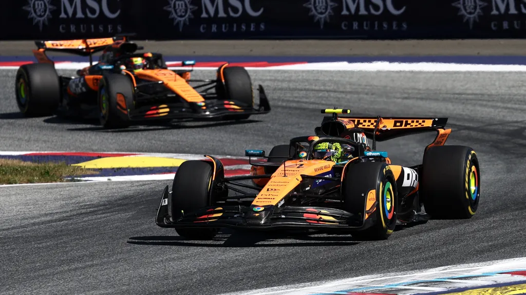 Lando Norris a Oscar Piastri