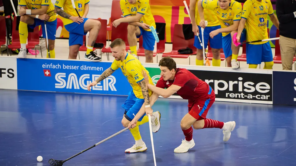 Utkání Švédsko – Česko na florbalovém MS