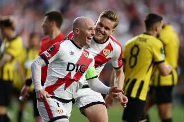 Radost fotbalistů Vallecana