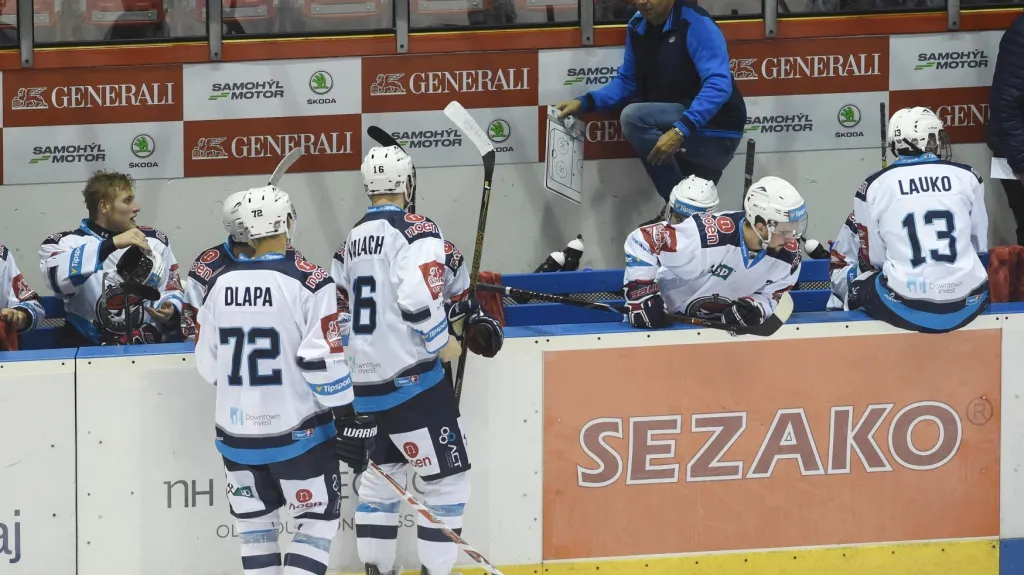 Lavička hokejového Chomutova 