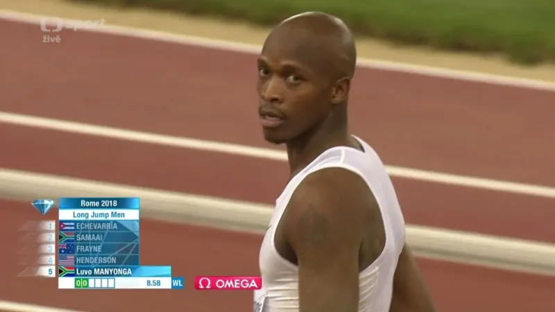 Nejdelší dálkařský pokus Luvo Manyongy v Římě