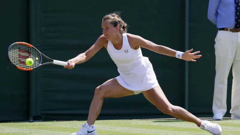 Barbora Strýcová na Wimbledonu
