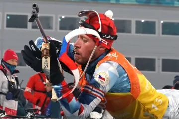 Jaroslav Soukup na střelnici