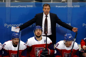 Josef Jandač na lavičce českého národního týmu