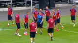 Reoprezentace věnovala páteční trénink standardním situacím