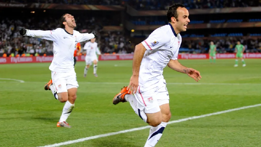 Radost fotbalistů USA