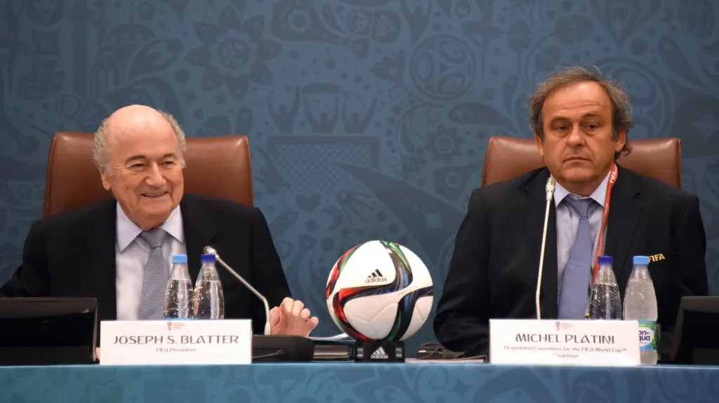 Sepp Blatter a Michel Platini