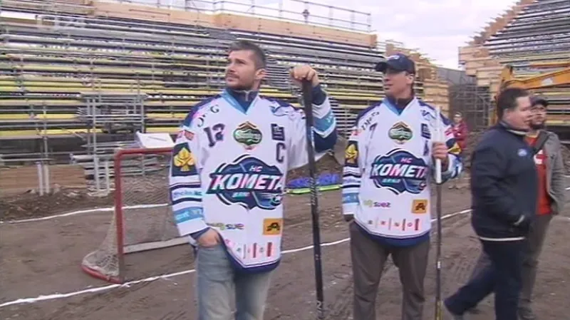 Za Lužánky se na čas vrátil hokejový stadion