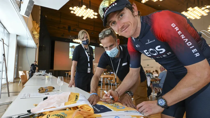 Geraint Thomas, vítěz červnového závodu Kolem Švýcarska