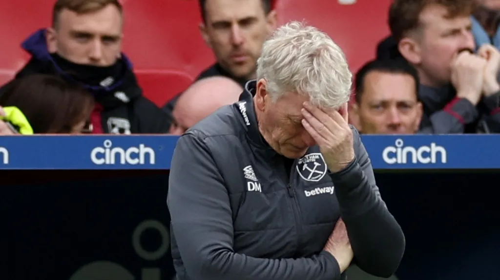 David Moyes na lavičce West Hamu