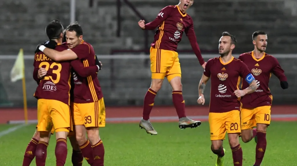 Radost hráčů Dukly