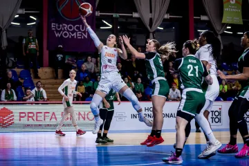 Eliška Hamzová v utkání proti polskému Lublinu