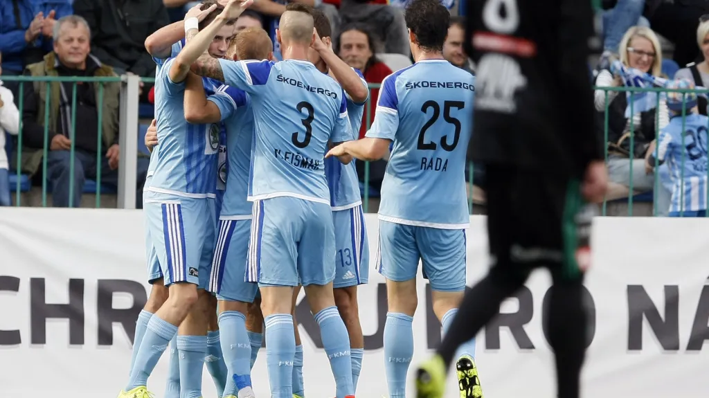 Radost hráčů Mladé Boleslavi