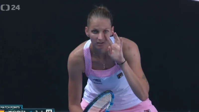 Plíšková je potřetí za sebou ve čtvrtfinále Australian Open