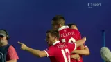 Gól v utkání Srbsko U21 - Makedonie U21: Gačinovic - 1:0 (24. min.)
