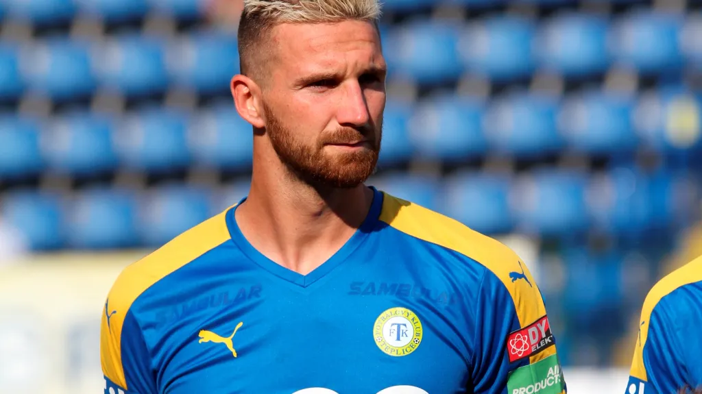 Útočník David Vaněček ještě v dresu Teplic