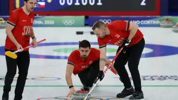 Skvěle zahraný kámen Švýcarů v sedmém endu utkání proti Česku