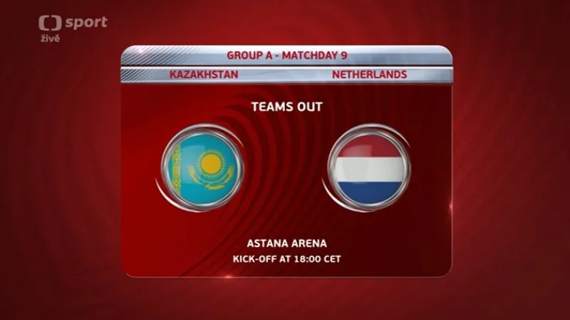 Sestřih utkání Kazachstán - Nizozemsko