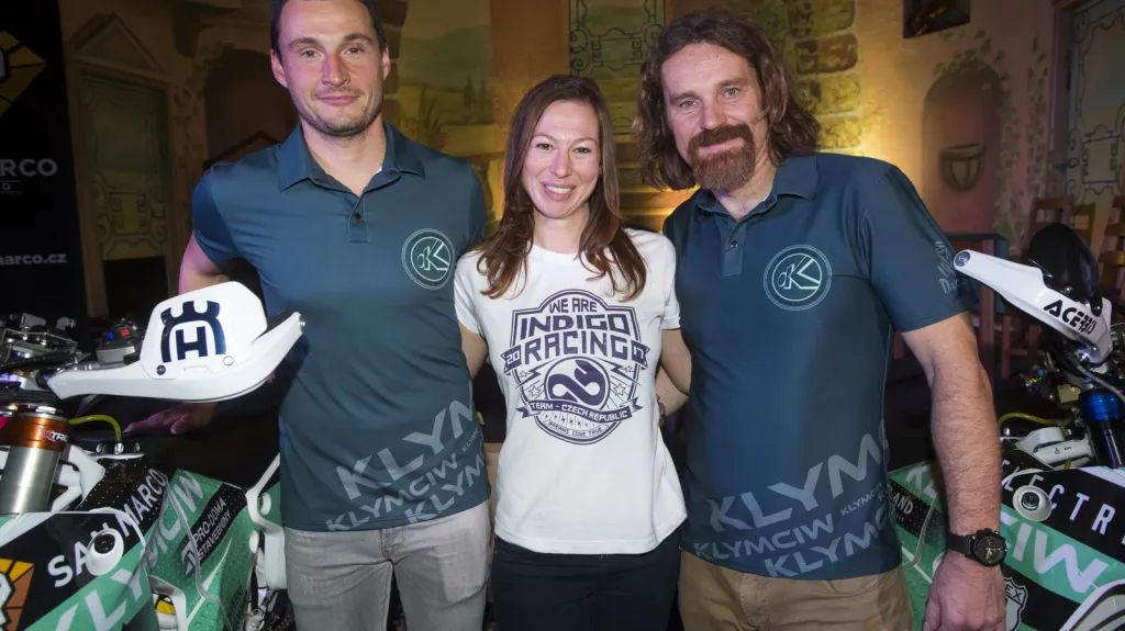 Ondřej Klymčiw, Gabriela Novotná a Petr Vlček