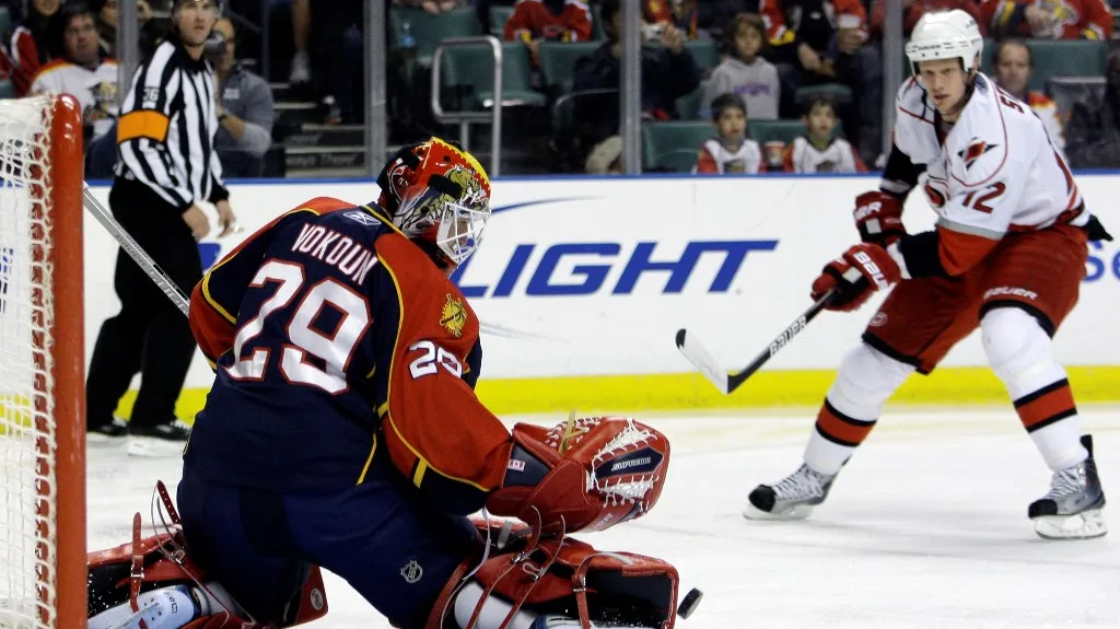 Tomáš Vokoun v brance Floridy