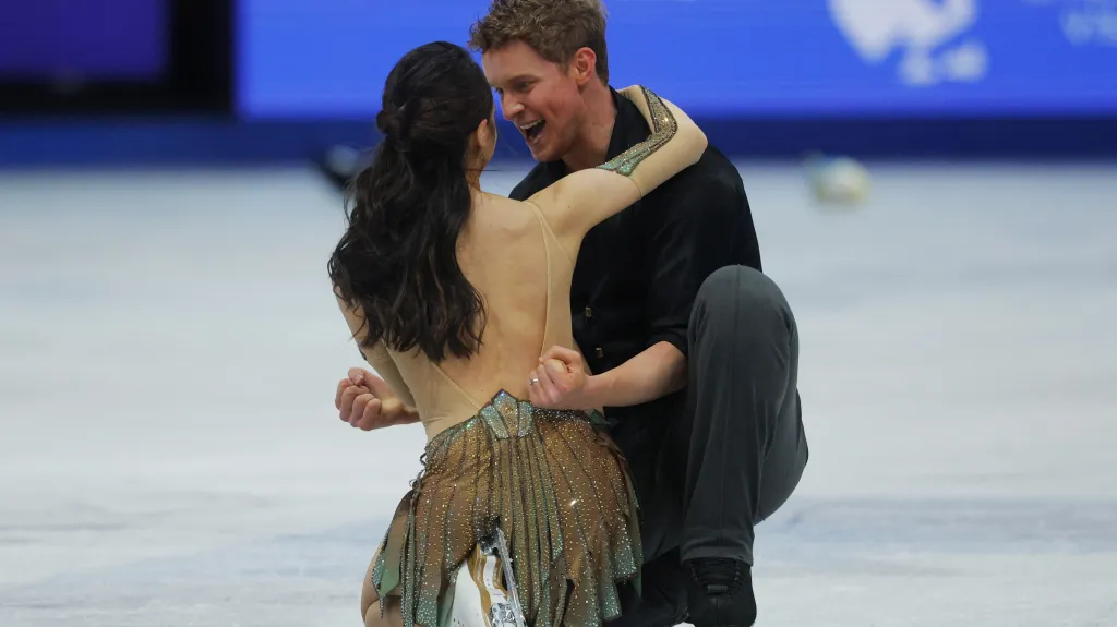 Madison Chocková a Evan Bates