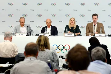 Tisková konference Mezinárodního olympijského výboru