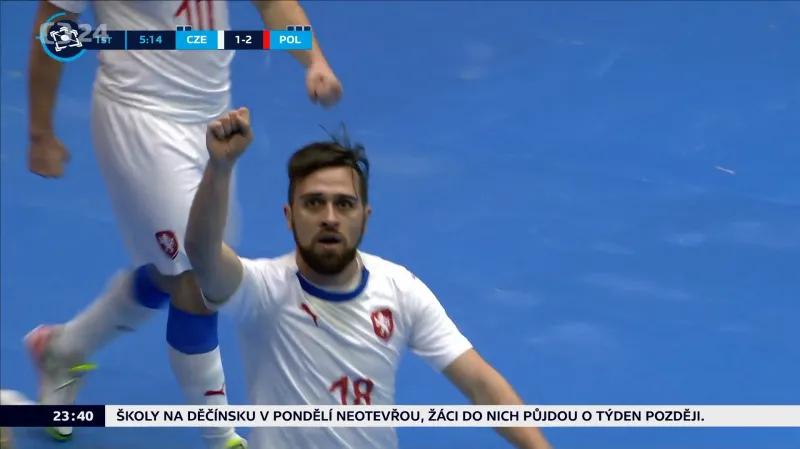 Čeští futsalisté vydřeli proti Polsku remízu