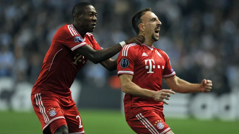 Radost hráčů Bayernu