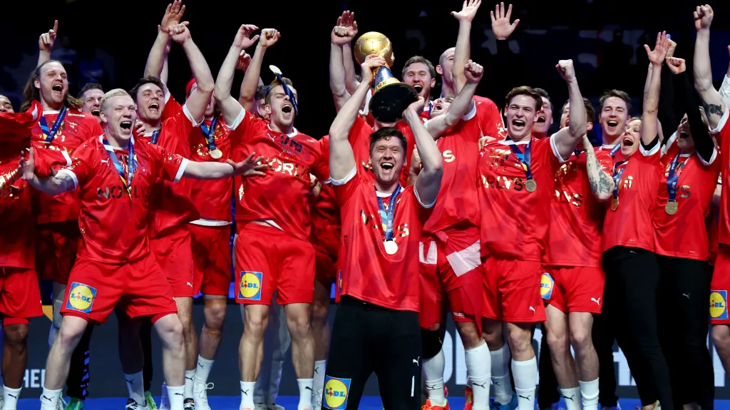 Dánští házenkáři slaví třetí titul mistrů světa v řadě