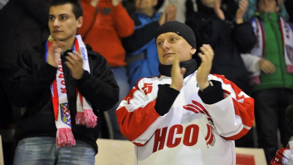 Fanoušci hokejové Olomouce