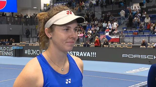 Nosková: Důležité bylo pomáhat si servisem