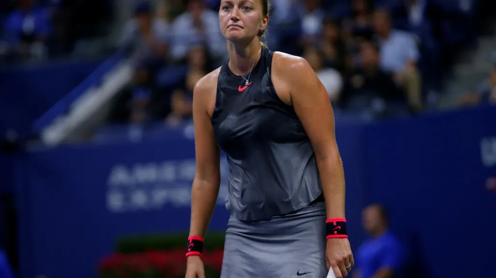 Zklamaná Petra Kvitová