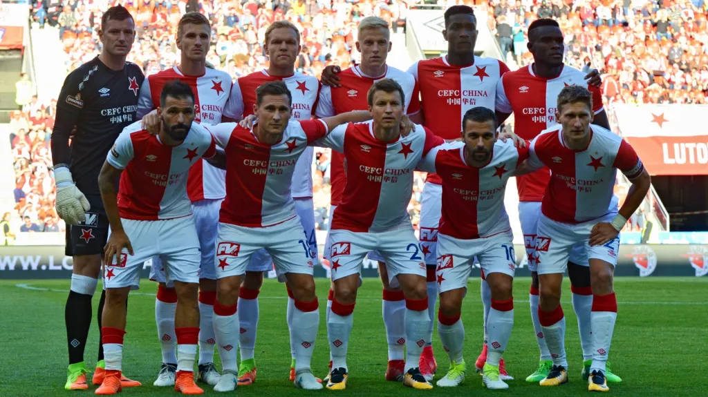 Fotbalisté Slavie Praha