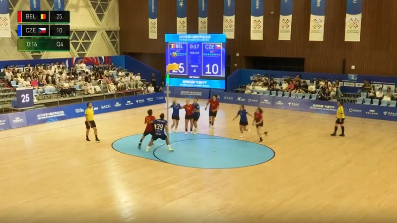 Korfbalisté podlehli Belgii 10:26
