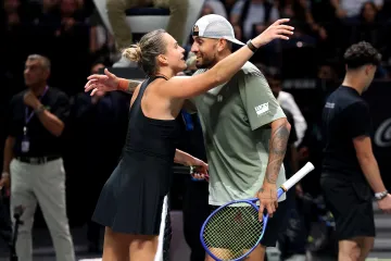 Aryna Sabalenková a Nick Kyrgios
