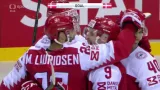 Gól v utkání Dánsko - Francie: Lauridsen - 2:1 (19. min.)