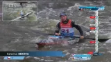 Kvalifikační jízda Kateřiny Bekové na SP v Praze