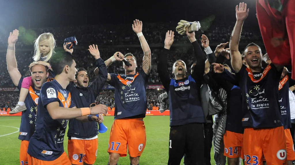Fotbalisté Montpellieru slaví