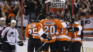 Radost hokejistů Philadelphie