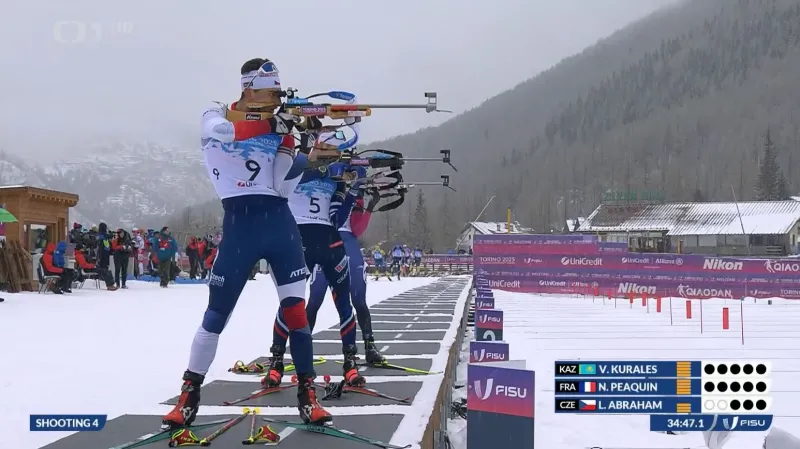 Češi na univerziádě sahali po biatlonových medailích