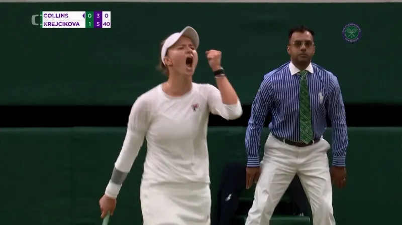Krejčíková zabojuje o finále Wimbledonu