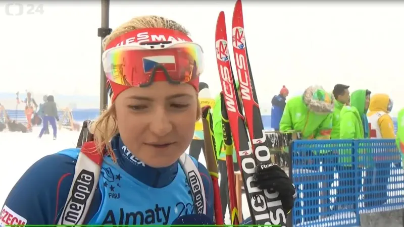 Čeští curleři porazili Kazachstán, biatlonistka Černá dojela sedmá