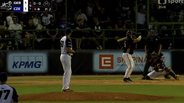 Rozhodující homerun v utkání Česko – Německo