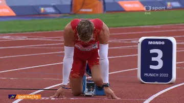 Rozběh Matěje Krska na 400 metrů