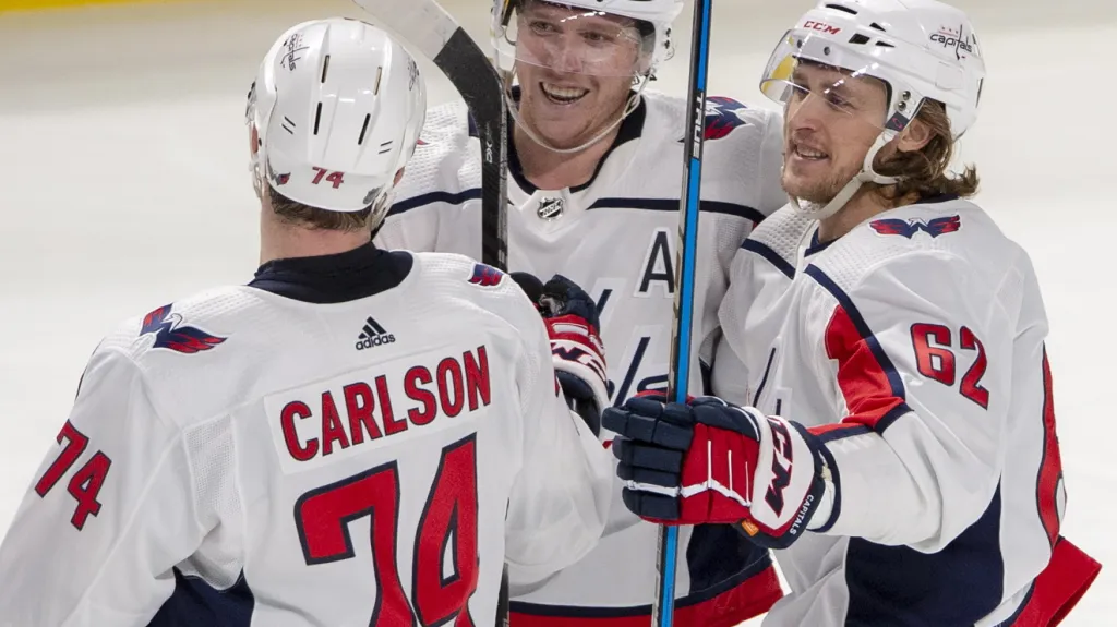 Radost hokejistů Washingtonu