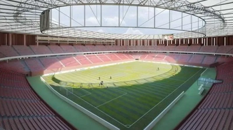 Vizualizace rekonstrukce stadionu Za Lužánkami (2008)