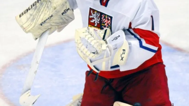 Brankář Filip Novotný