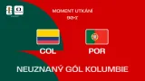 Neuznaný gól Kolumbie v nastavení