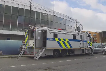 Mobilní policejní pracoviště pro MS v hokeji