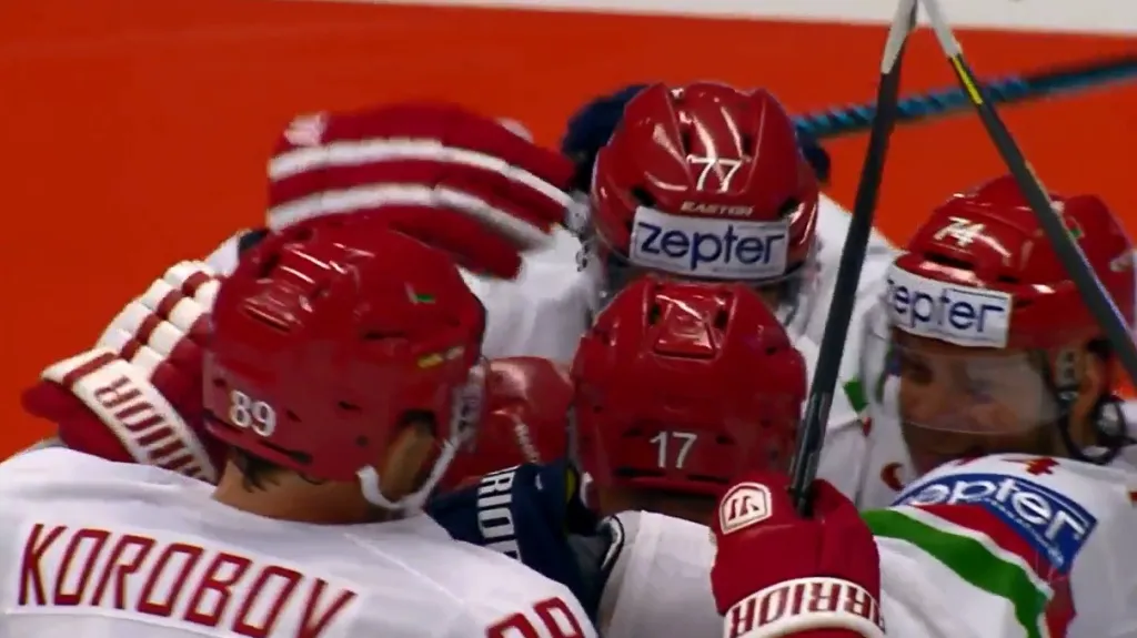 Gól v utkání USA - Bělorusko: Kitarov - 0:3 (37. min.)